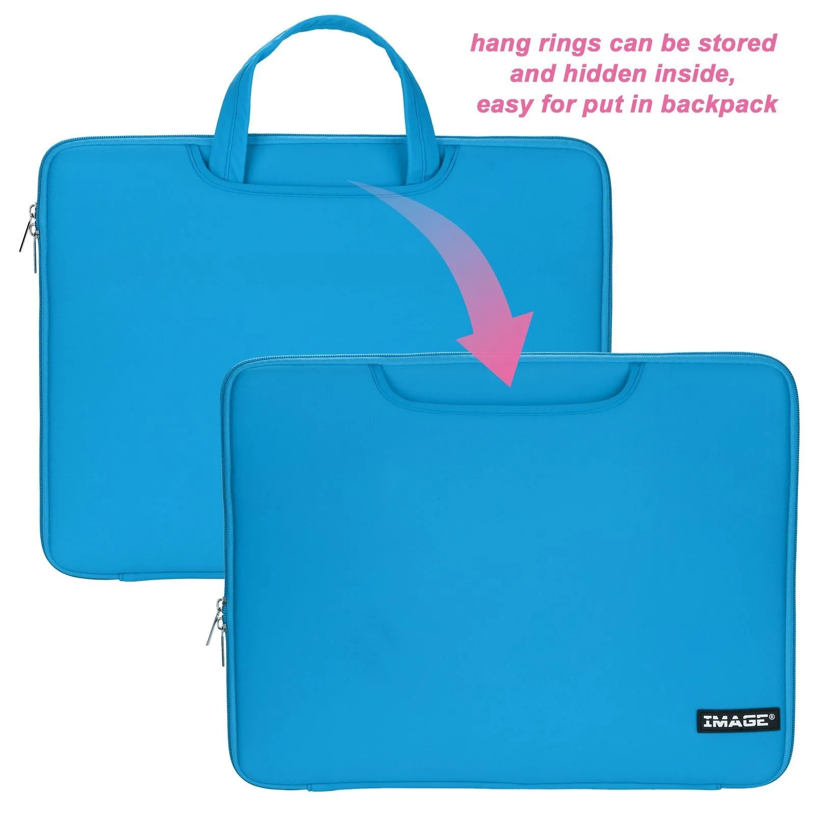 14-Inch Laptop Sleeve Travel Storage Case Pouch Cover with Pockets