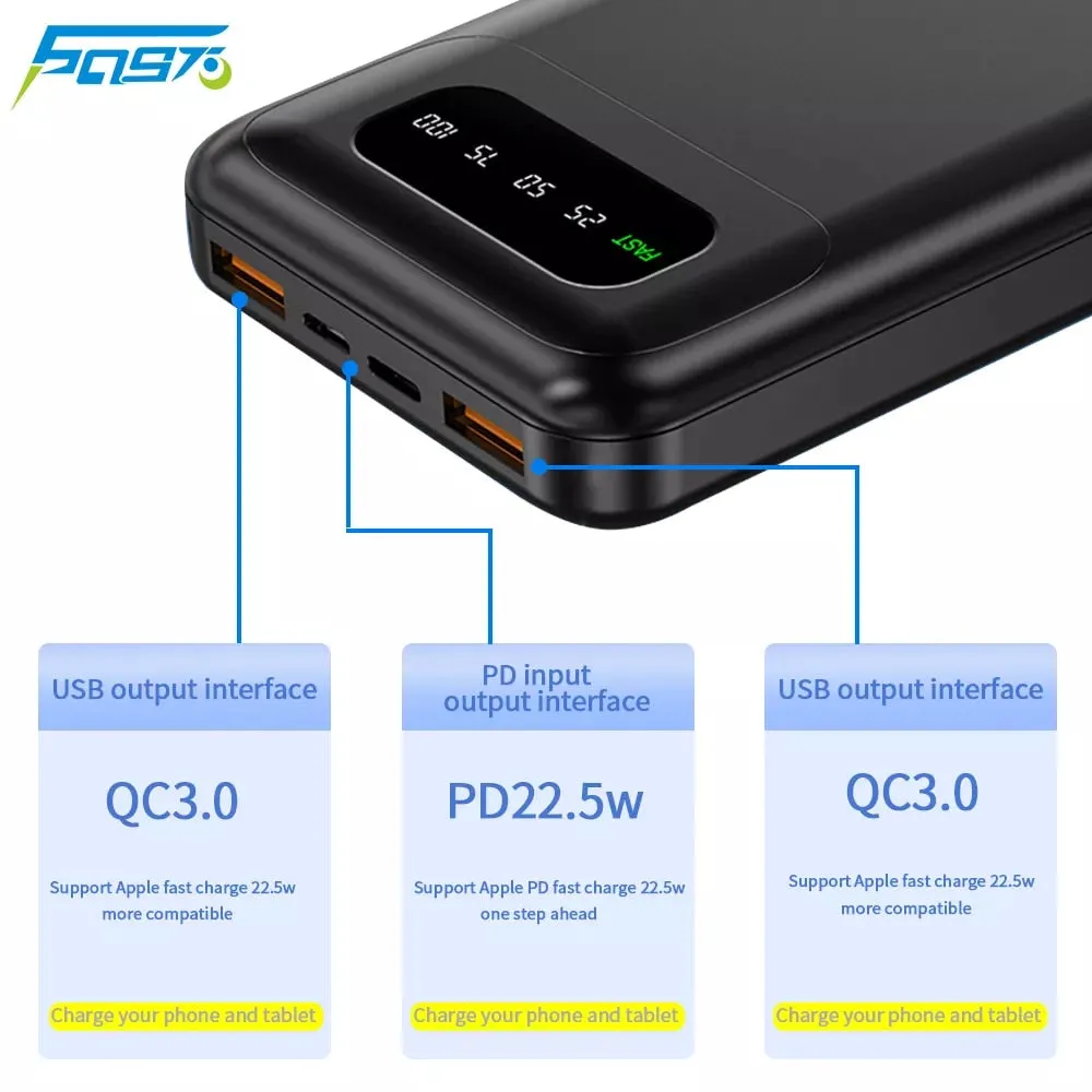 22.5W Portable Power Bank