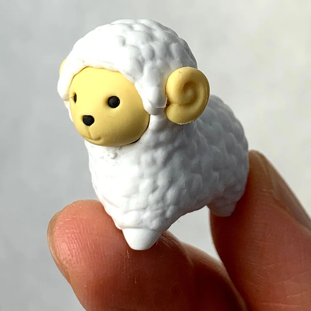 380201 IWAKO SHEEP & LLAMA ERASERS-ASSORTED-30