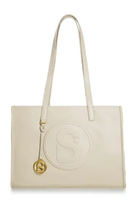 Aaliya Small Tote Bag - Cream