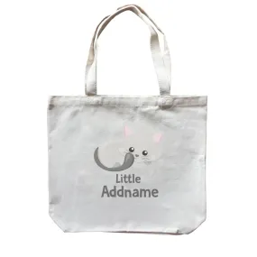 Adorable Cats Grey Cat Little Addname Canvas Bag