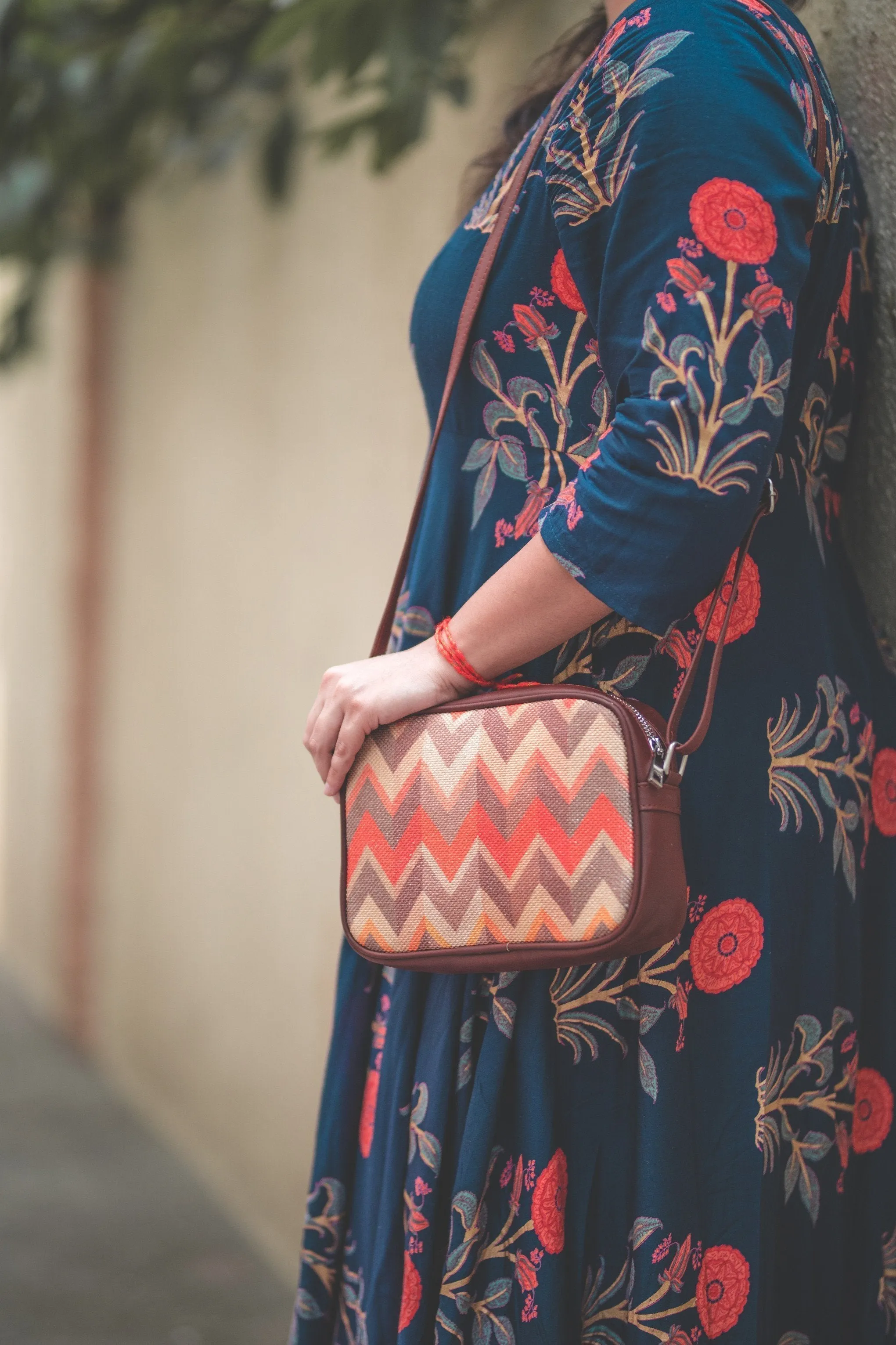 African Art - Women's Office Bag & Sling Bag Combo