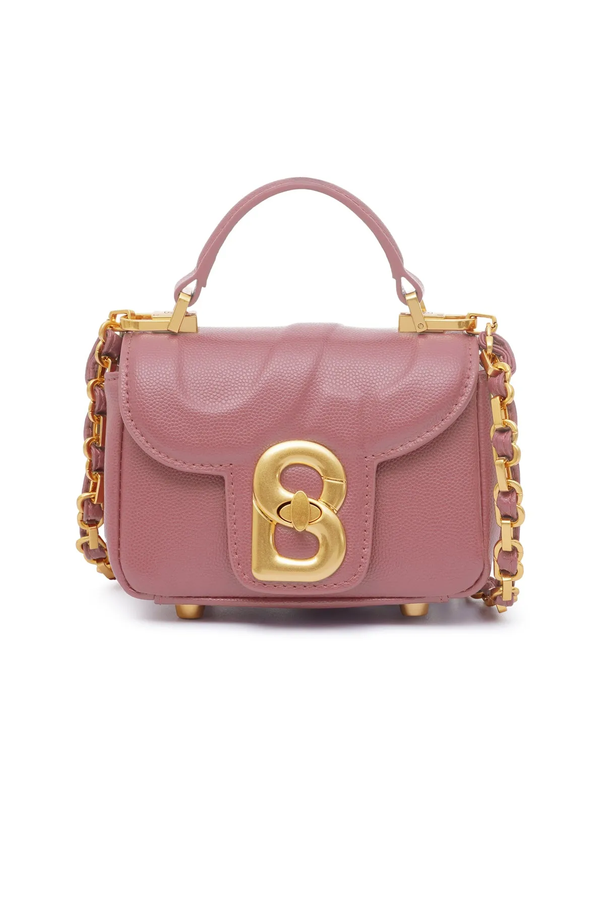 Alma Leather Micro Bag - Pink