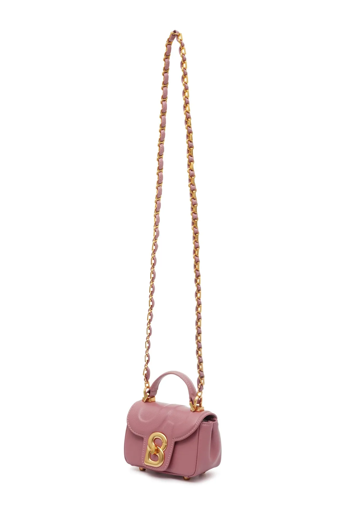 Alma Leather Micro Bag - Pink