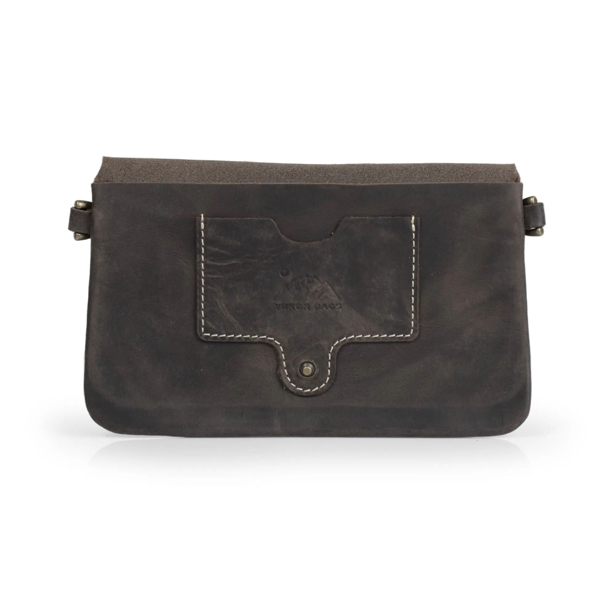 Almost Perfect | Teslin Leather Convertible Purse - Chestnut