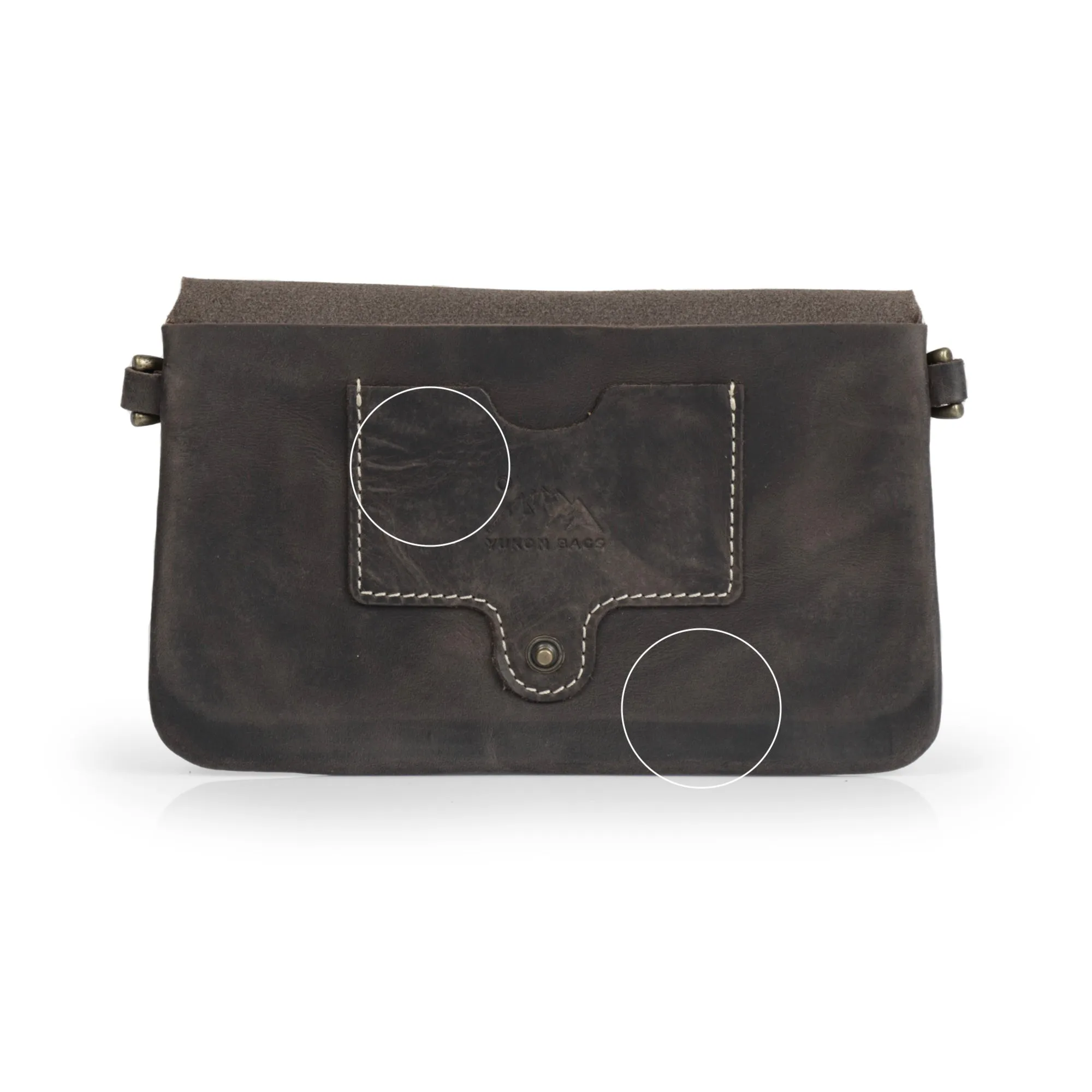 Almost Perfect | Teslin Leather Convertible Purse - Chestnut