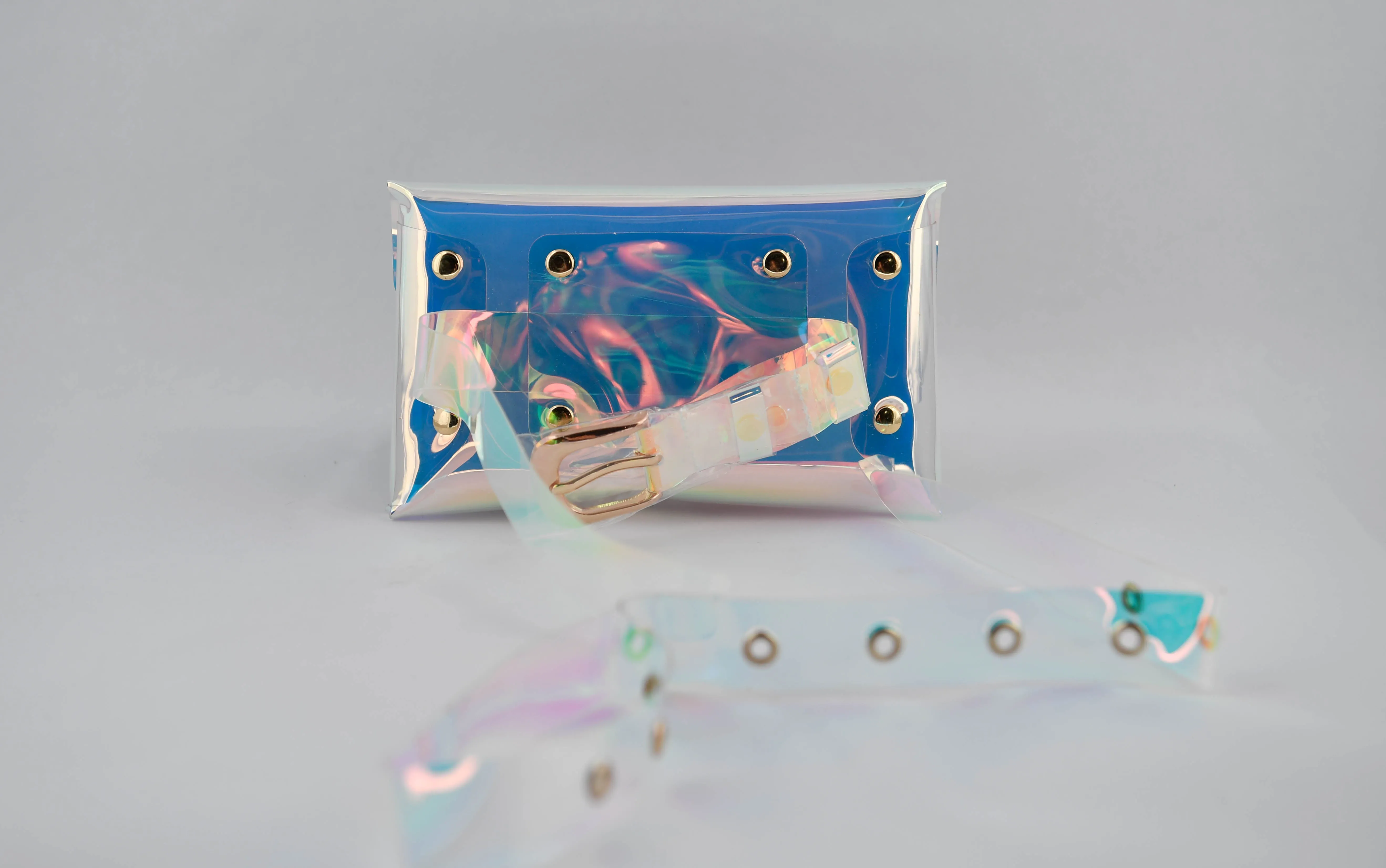 Alpha Sigma Alpha Holographic Belted Fanny Pack