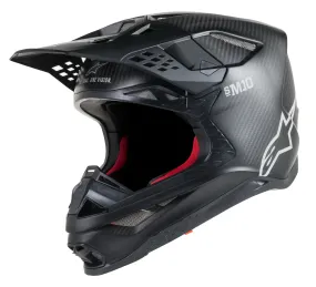 ALPINESTARS S.TECH S-M10 SOLID HELMET CARBON BLACK LG 8300319-1300-L