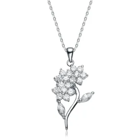 Antoinette Flower Duo Necklace