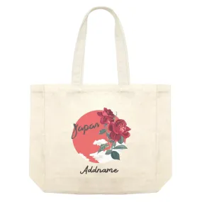 Artistic City Japan Red Roses with Addname Shopping Bag