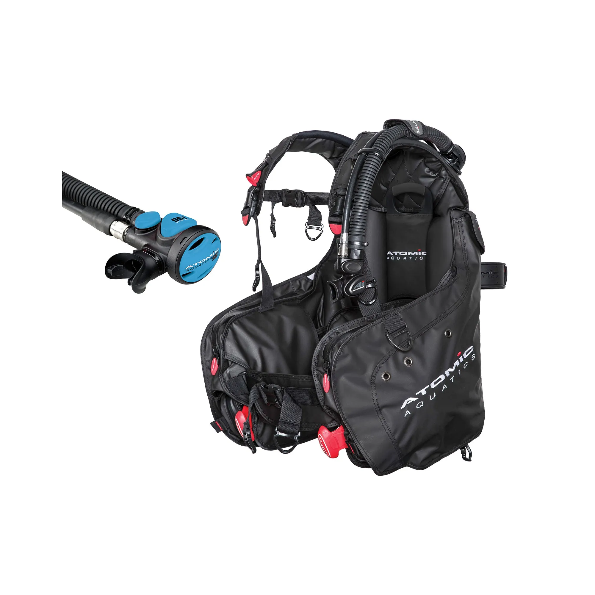 Atomic Aquatics BC1 BCD and SS1 Safe Second Inflator Diving Package