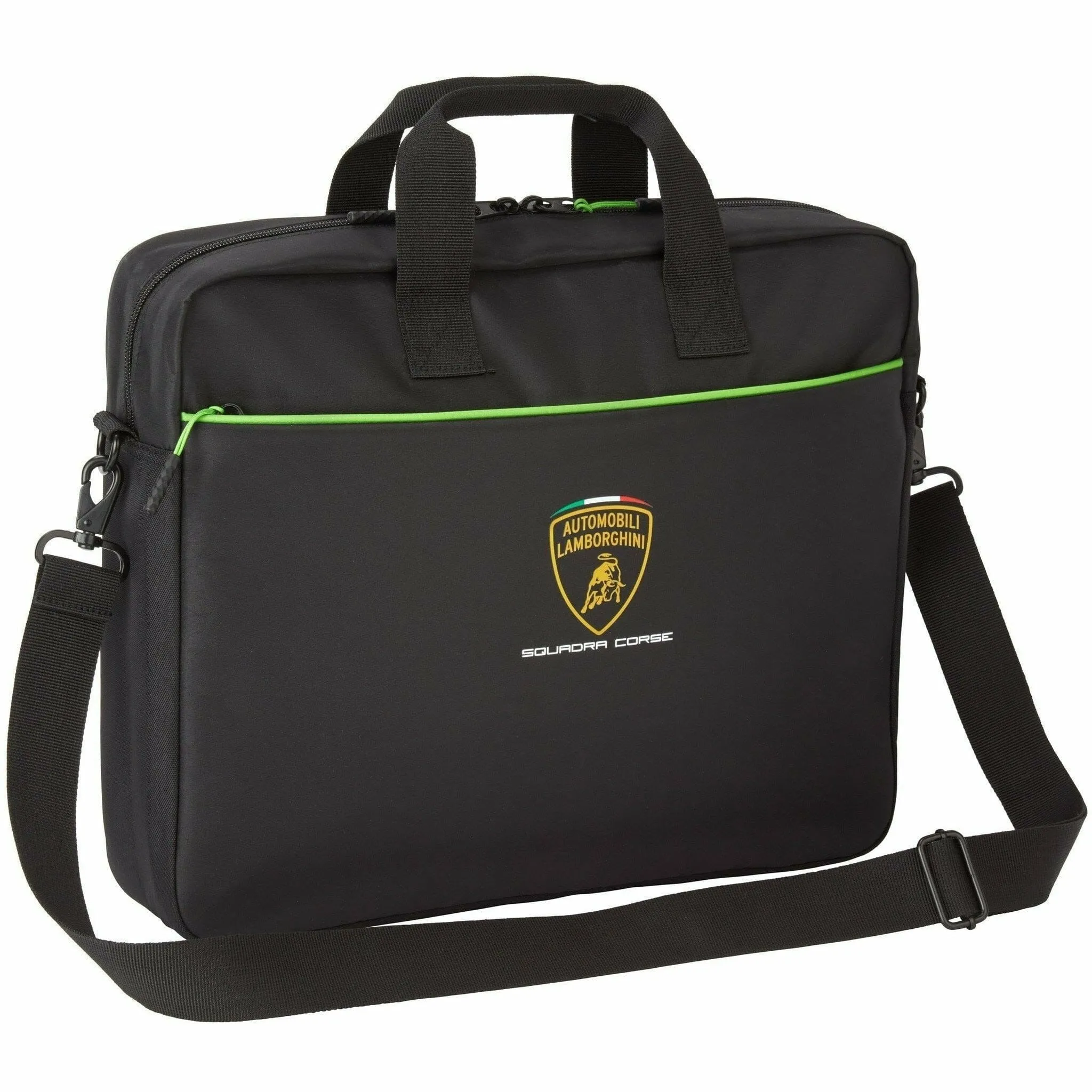 Automobili Lamborghini Squadra Corse Computer Laptop Bag Black