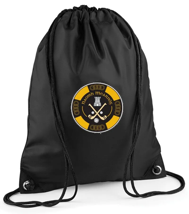 BagBase Naomh Mearnog CLG Gymsack - Black