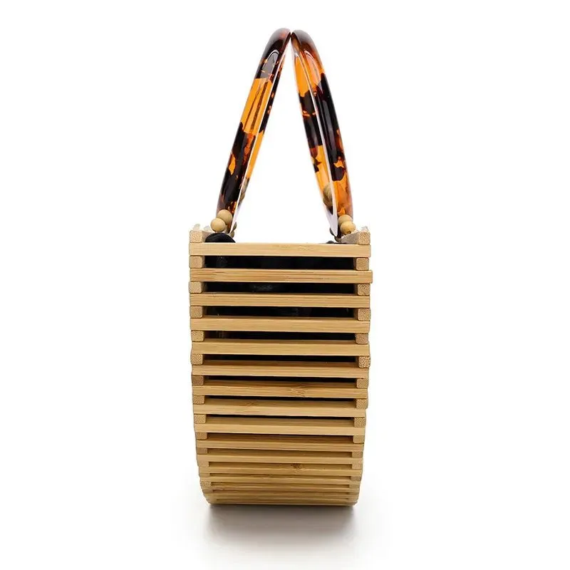 Bamboo Arc Handbag - Eco-Friendly Luxury Beach Bag