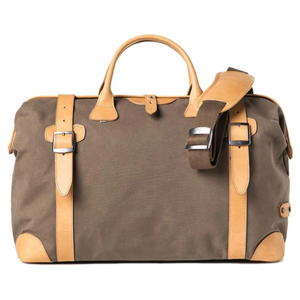 Barber Shop "Quiff" Doctor Traveler Camera Bag (Canvas & Leather, Sand)