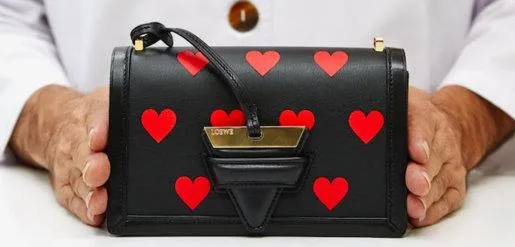 Barcelona Valentines Small Bag Black/Red