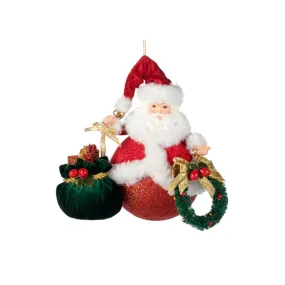 Bauble Santa Hanging