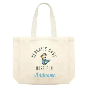 Beautiful Chic Mermaids Have More Fun with Addname Shopping Bag