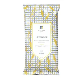 BEEKMAN Facial Cleansing Wipes - Lavender - 30-Pack