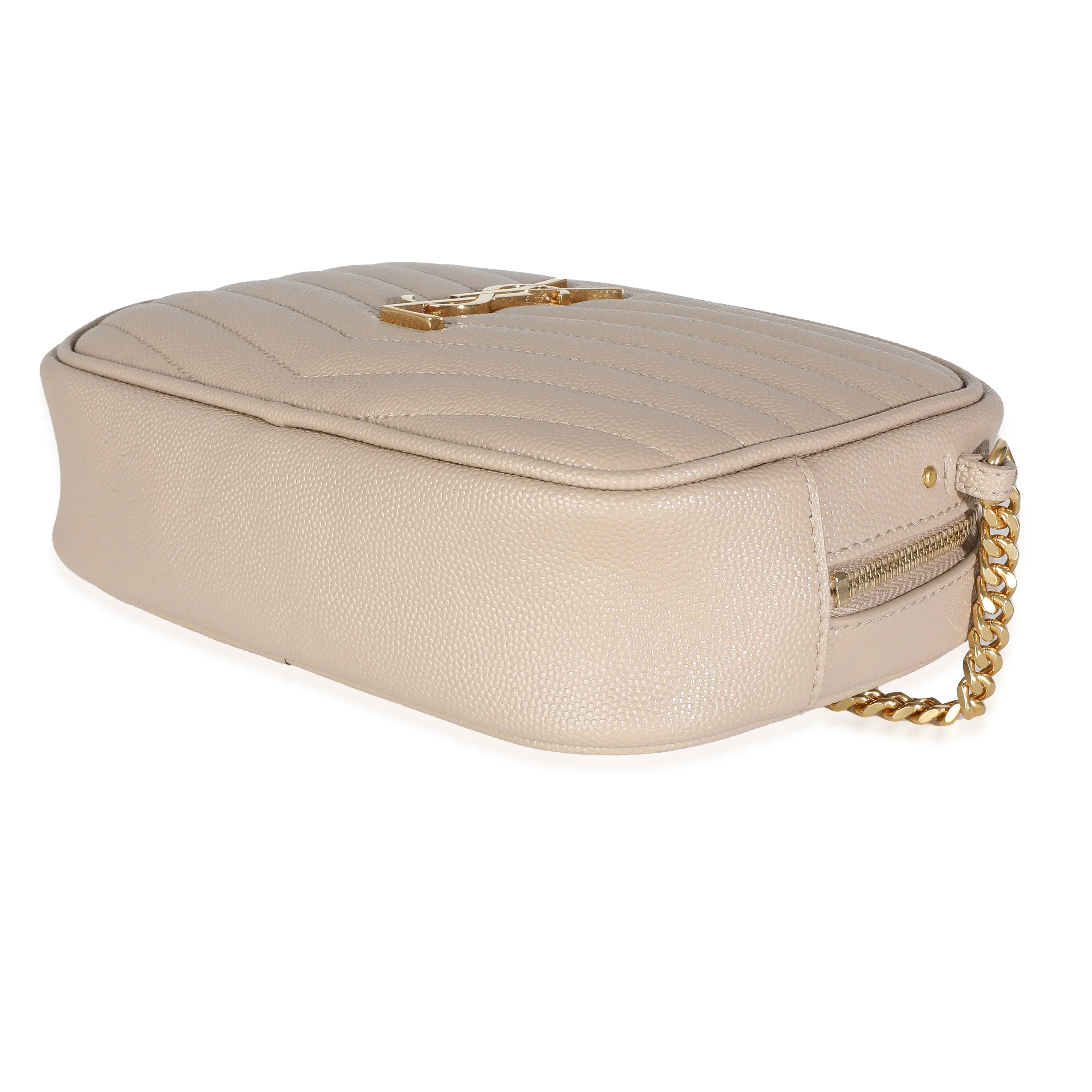 Beige Grain De Poudre Mini Lou Camera Bag