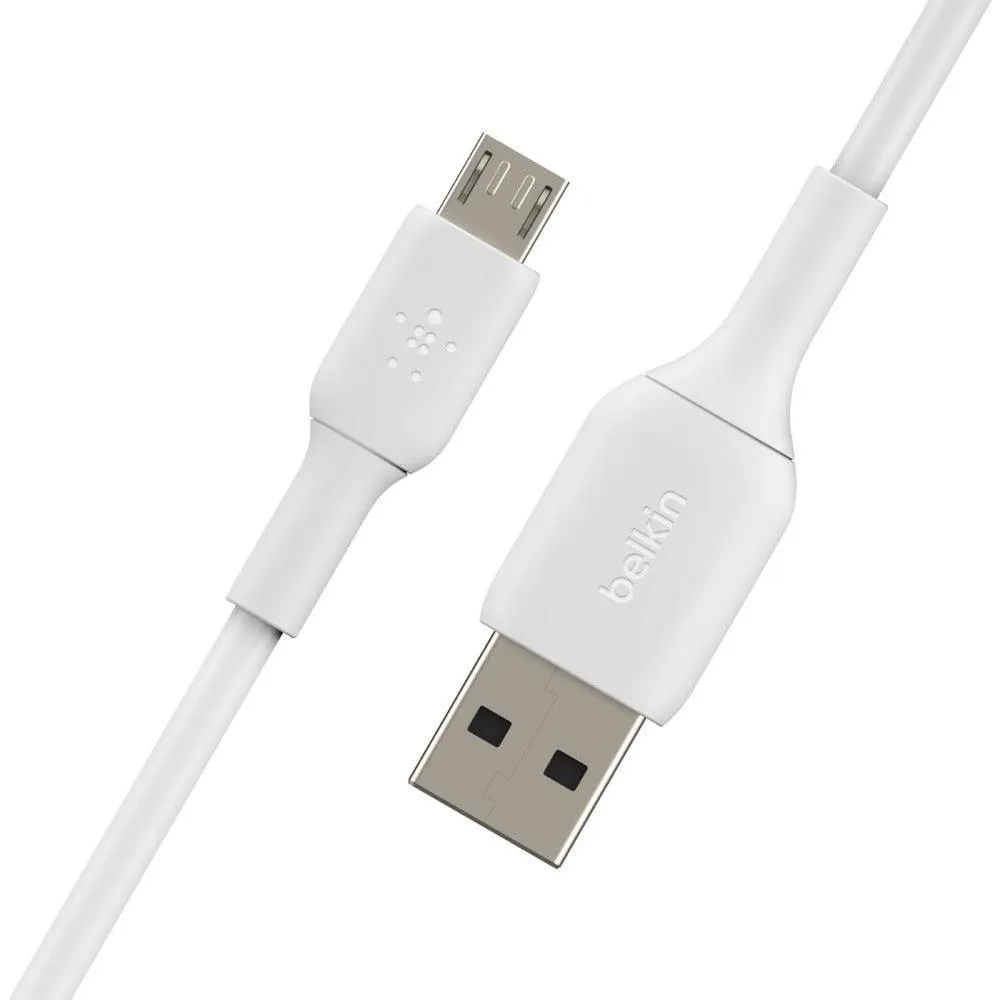 Belkin BOOST↑CHARGE USB cable 1 m USB A Micro-USB B White