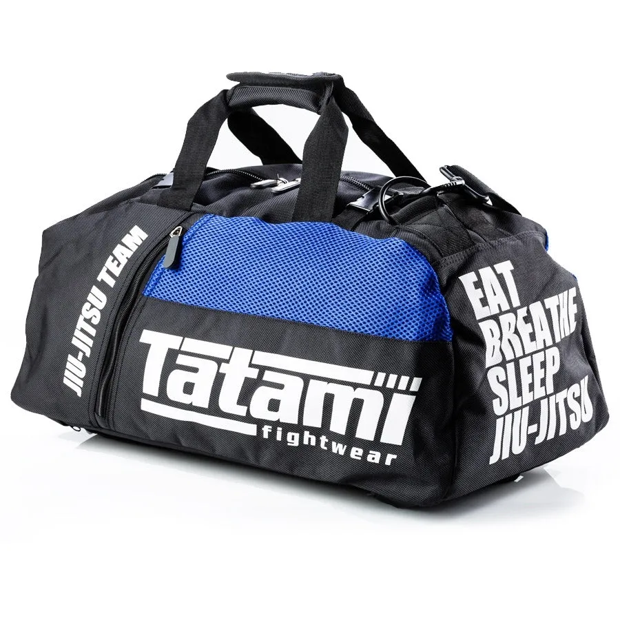 Black-Blue Tatami Fightwear Jiu Jitsu Gear Bag