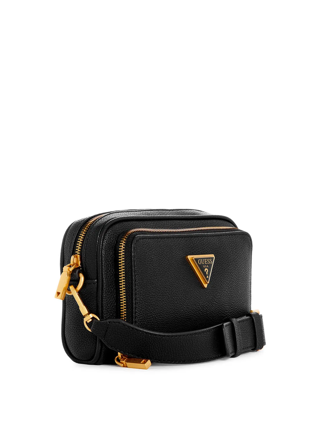 Black Cosette Camera Crossbody Bag