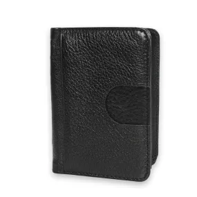 Black Designed Flip-Flop Wallet