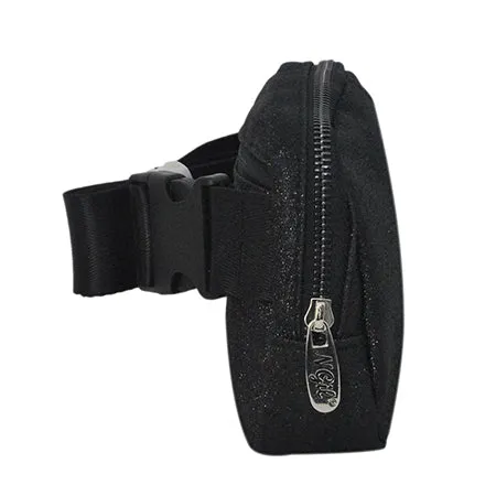 Black Glitter NGIL Belt Bag