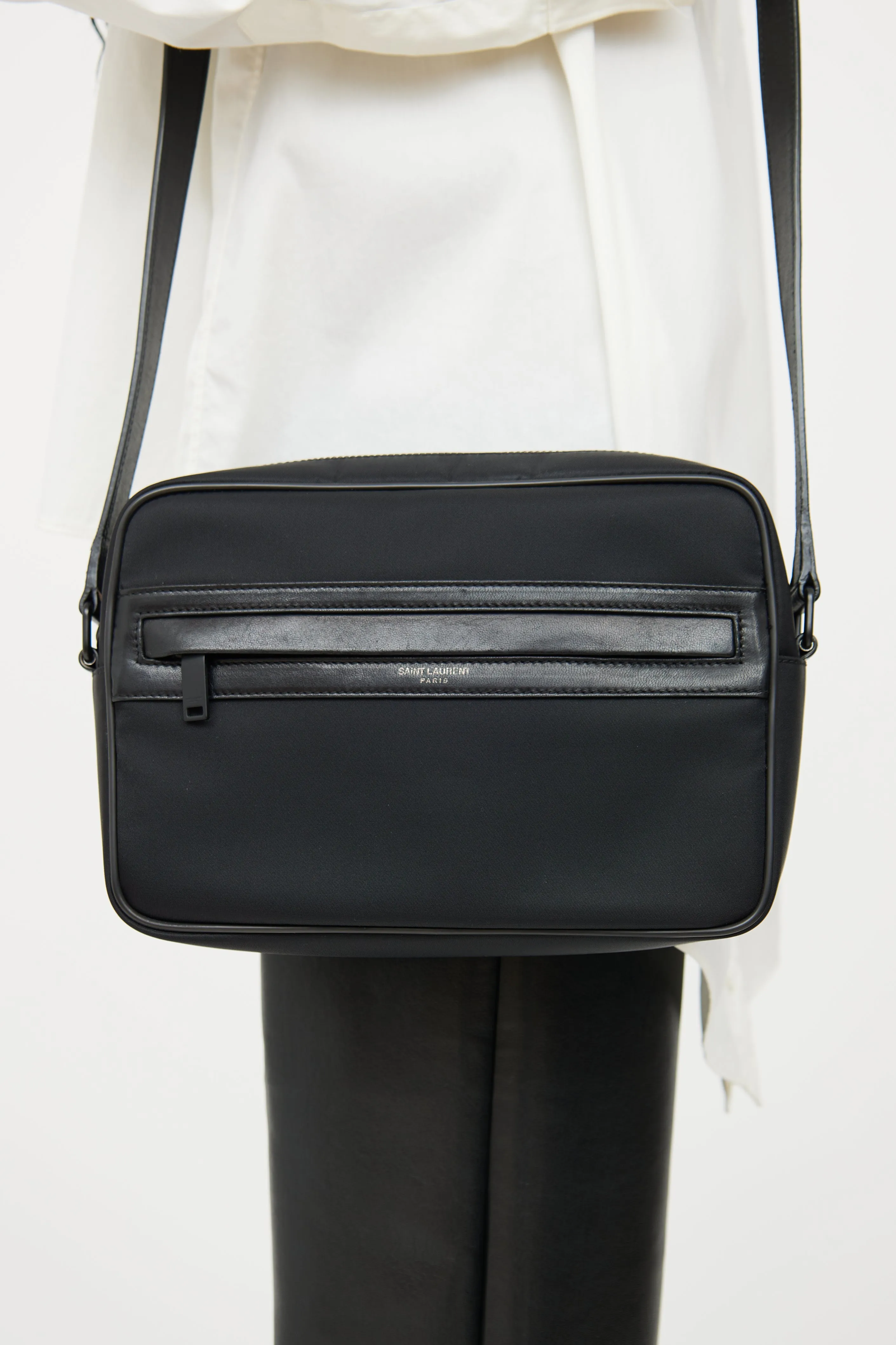 Black Nylon Camera Bag