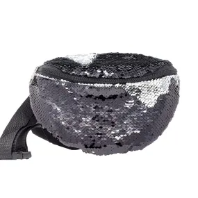 Black Sequin Fanny Pack