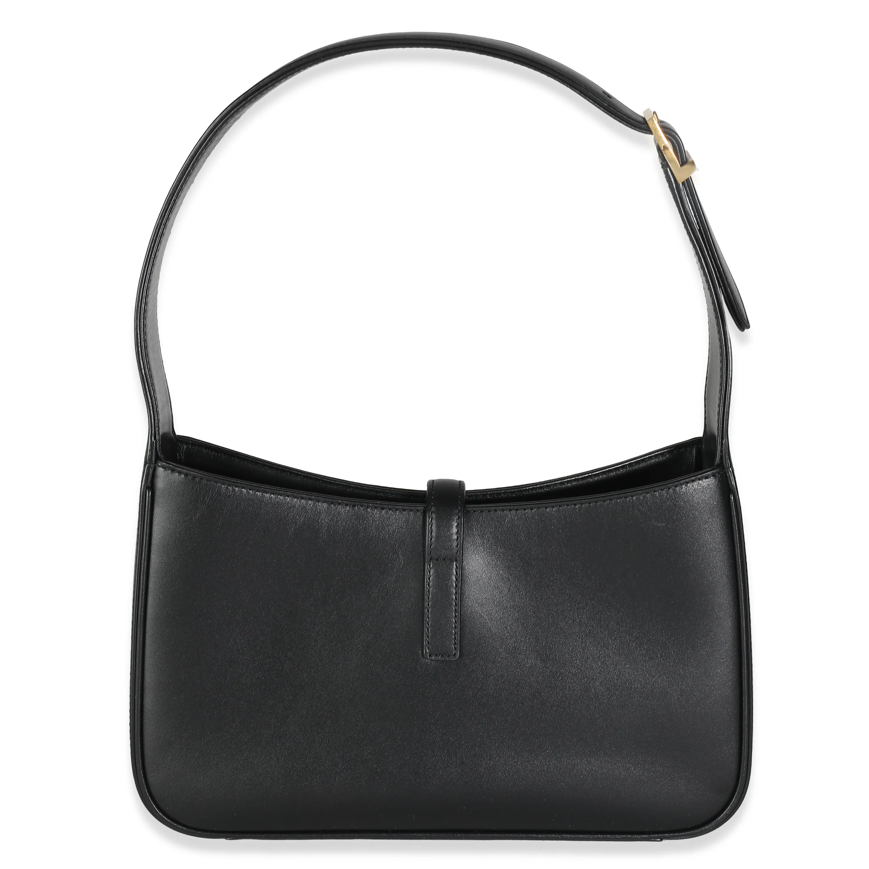 Black Smooth Calfskin Le 5 A 7 Hobo