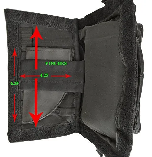 Black Tactical Pistol Concealment Fanny Pack CCW Concealed Carry Gun Pouch with Holster