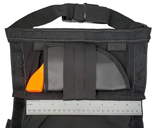 Black Tactical Pistol Concealment Fanny Pack CCW Concealed Carry Gun Pouch with Holster