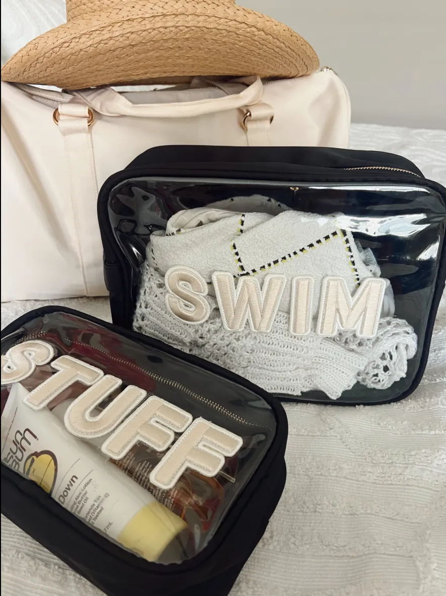 Black w/ Beige Bundle - (Swim   Stuff)