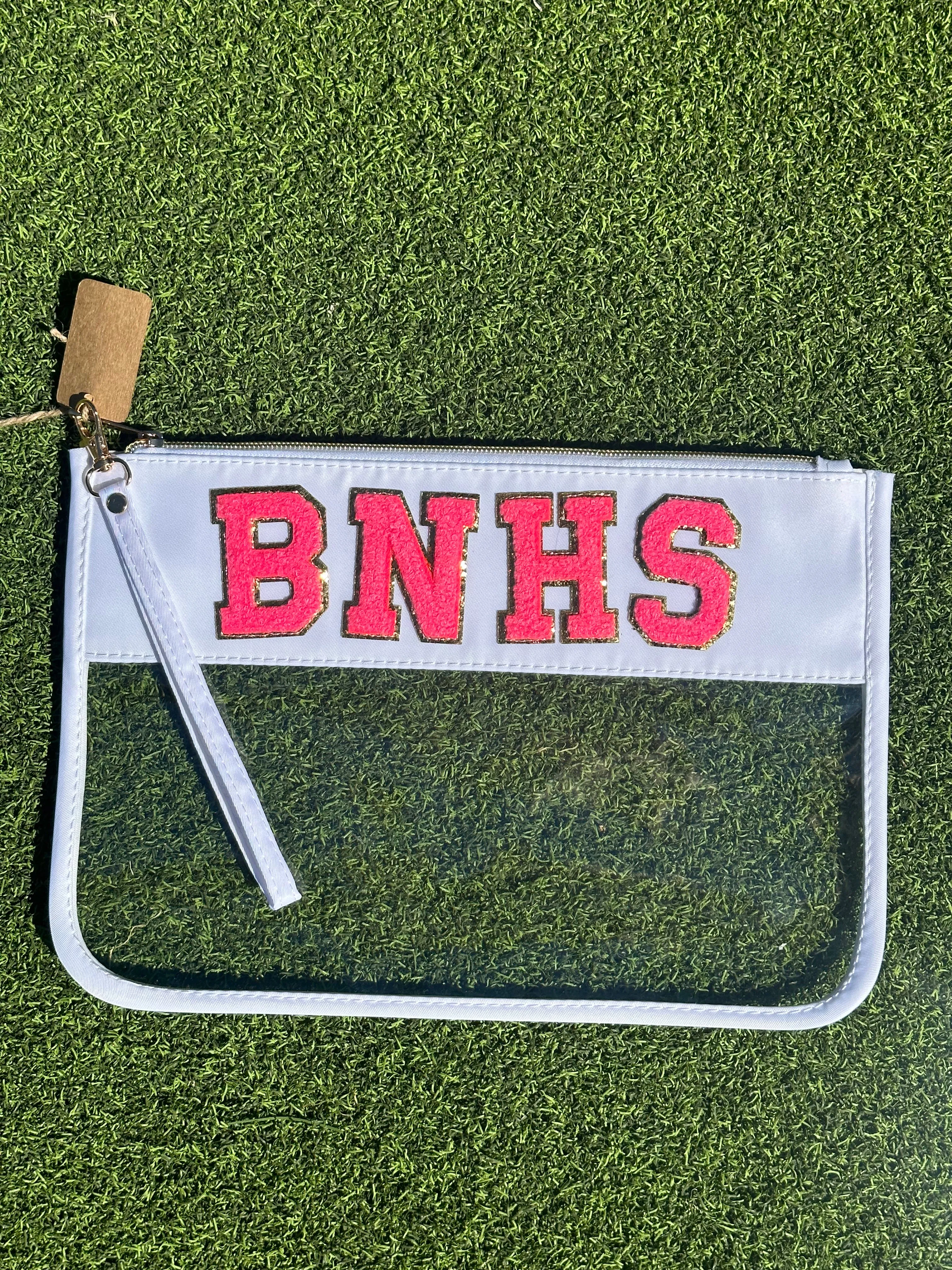 BNHS Bobcat Clear Pouch Bags