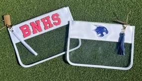 BNHS Bobcat Clear Pouch Bags