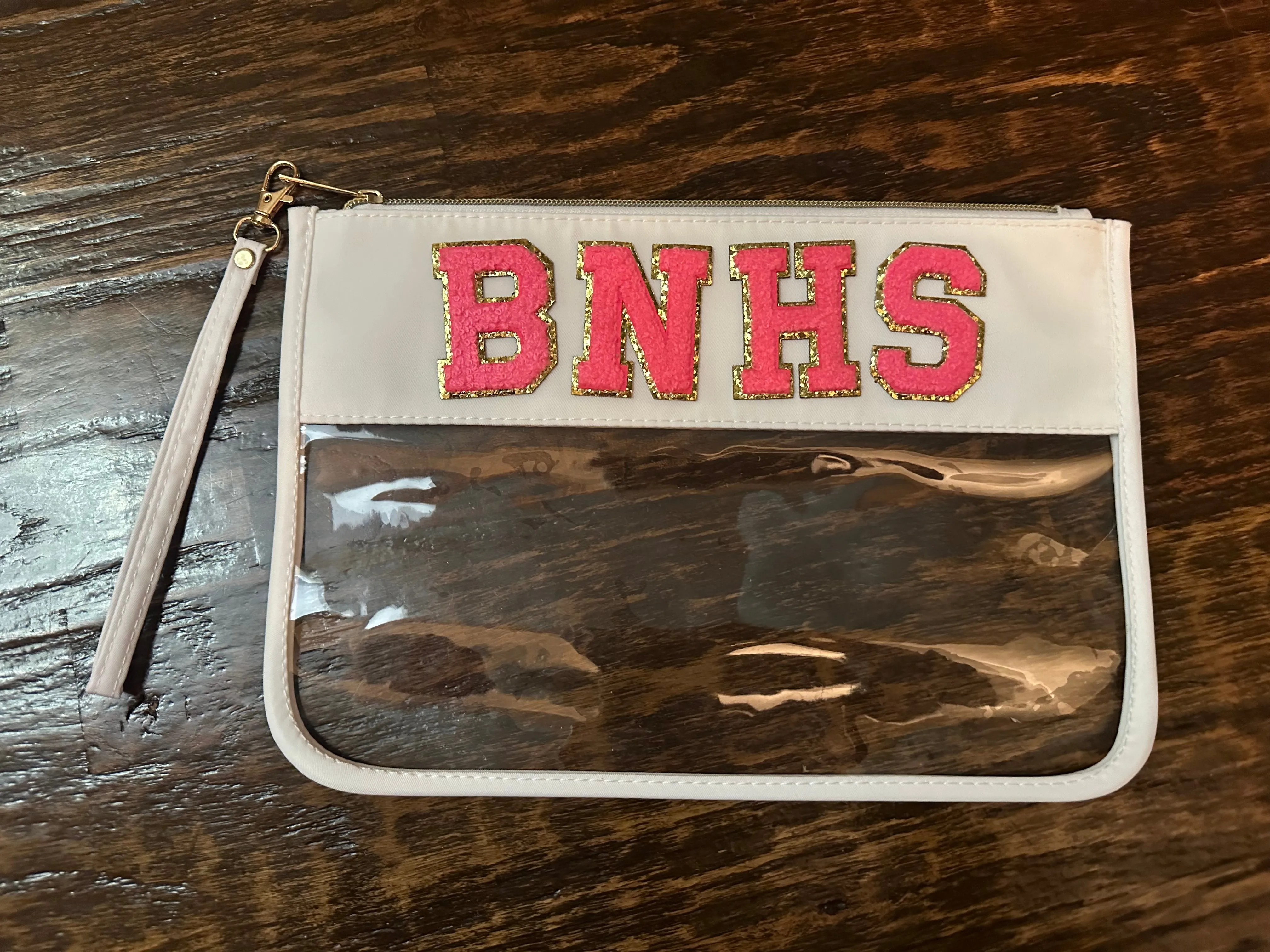 BNHS Bobcat Clear Pouch Bags