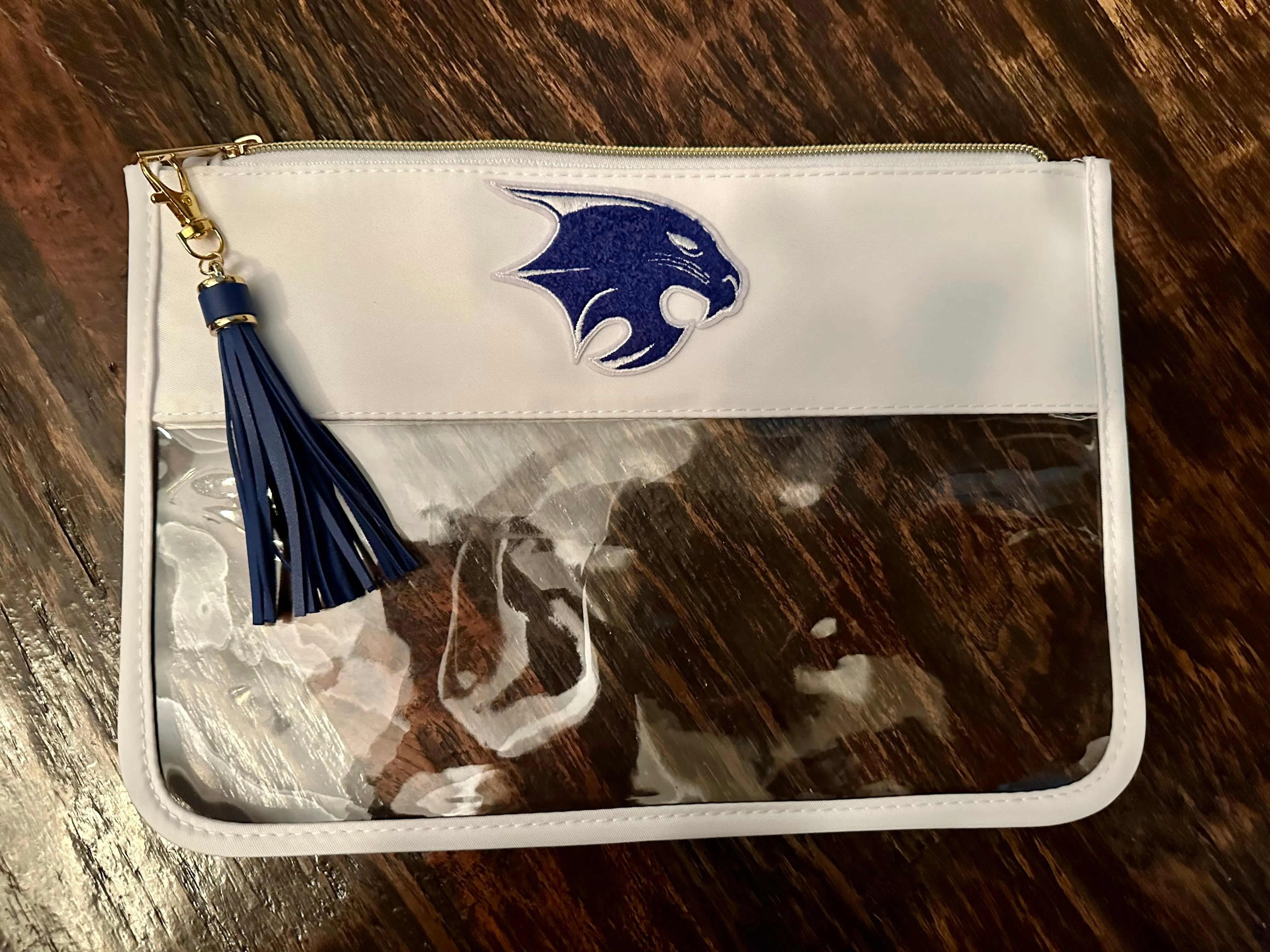 BNHS Bobcat Clear Pouch Bags