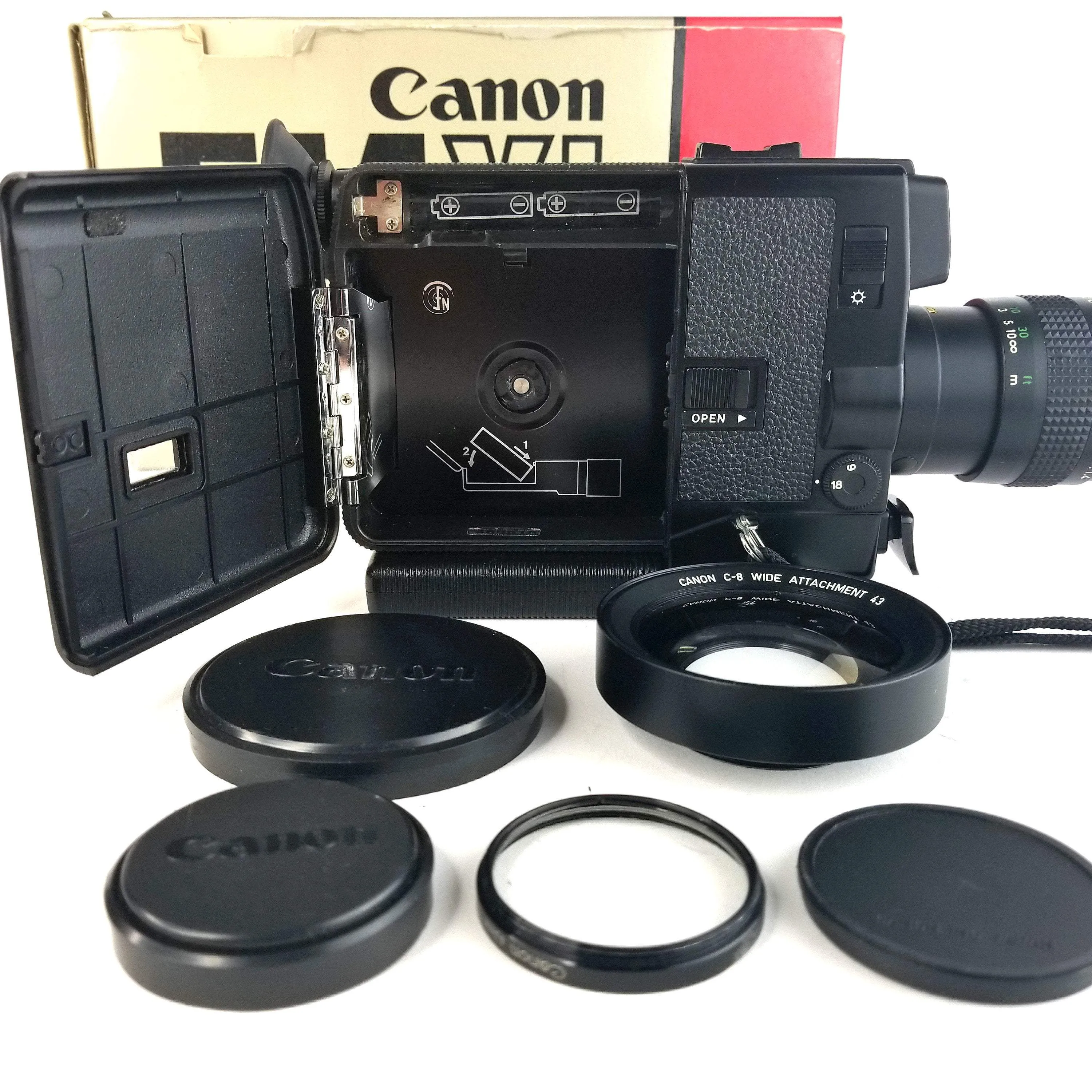 Canon 514XL Super 8 Camera - Ultimate Filmmaker's Bundle - Professionally Serviced and Fully Tested