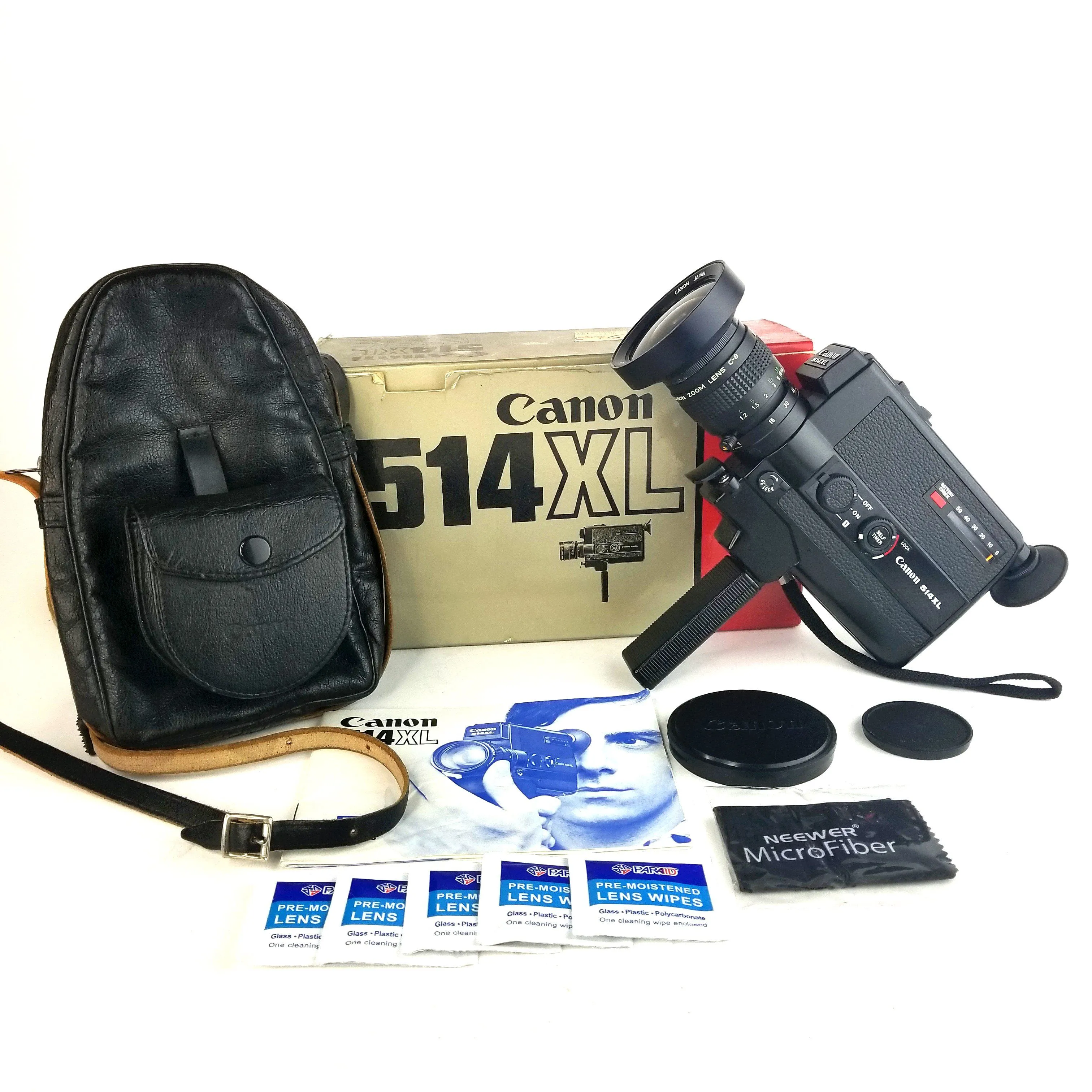 Canon 514XL Super 8 Camera - Ultimate Filmmaker's Bundle - Professionally Serviced and Fully Tested