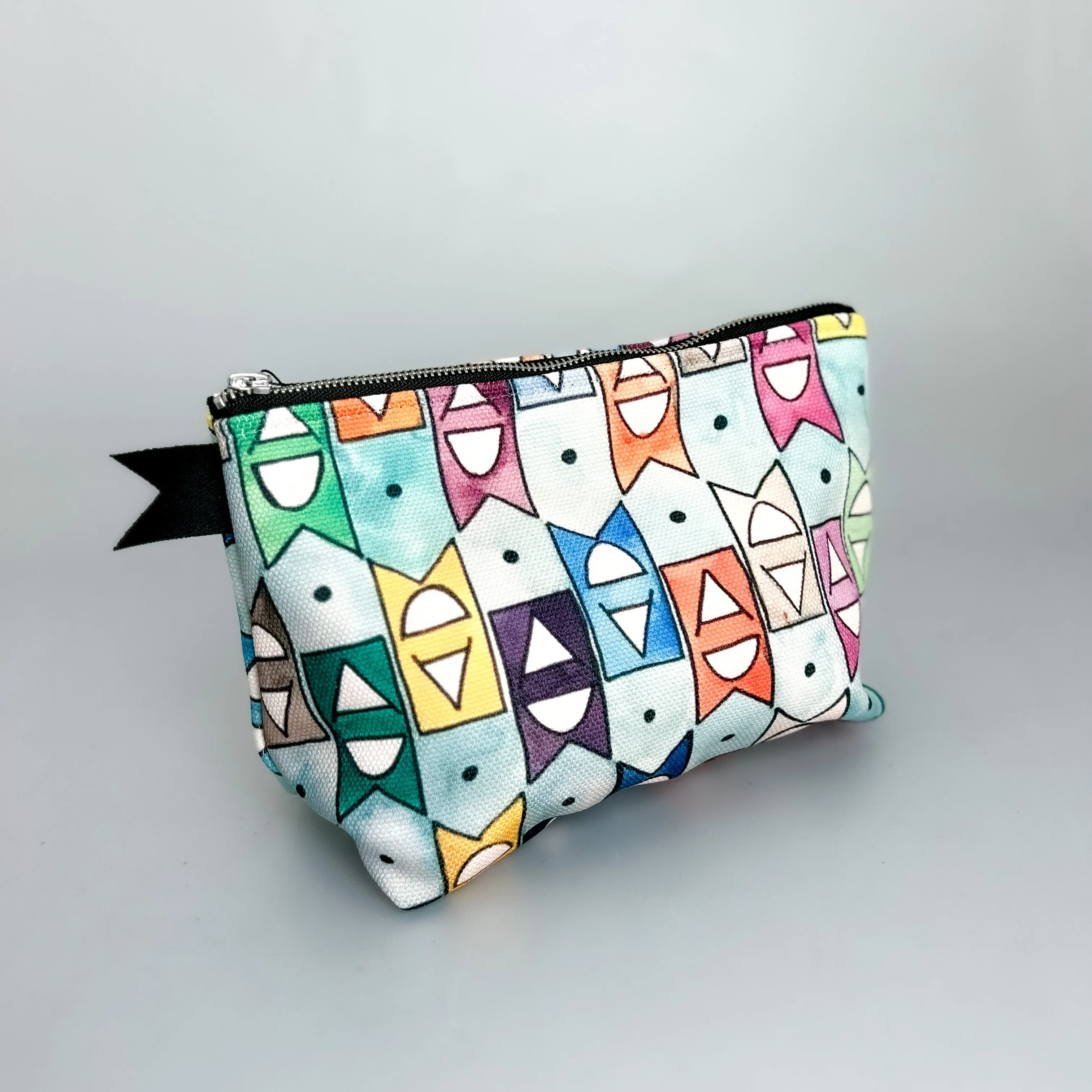 Canvas Make Up Bag | Watercolor