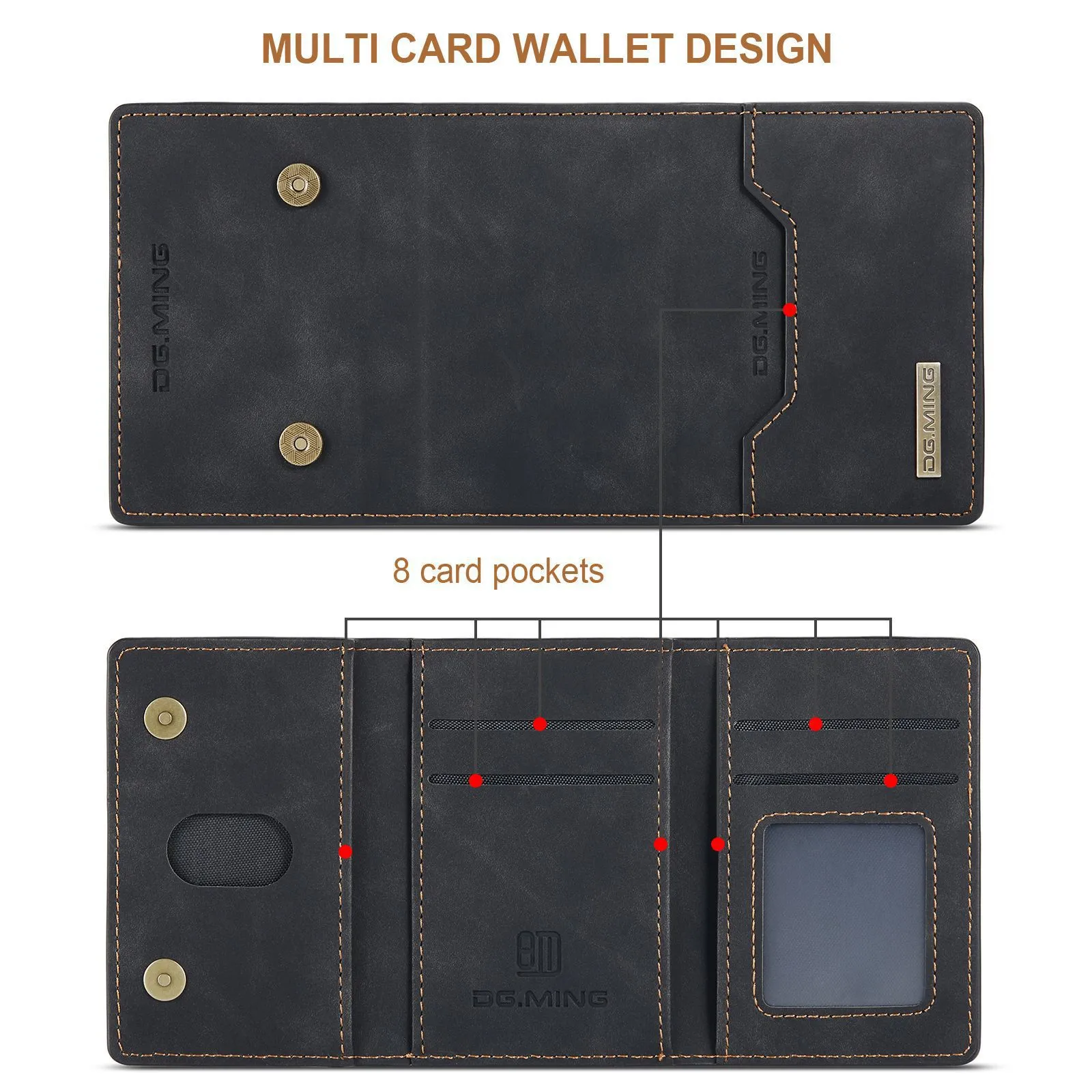 Cardholder Wallet Phone Case for iPhone14