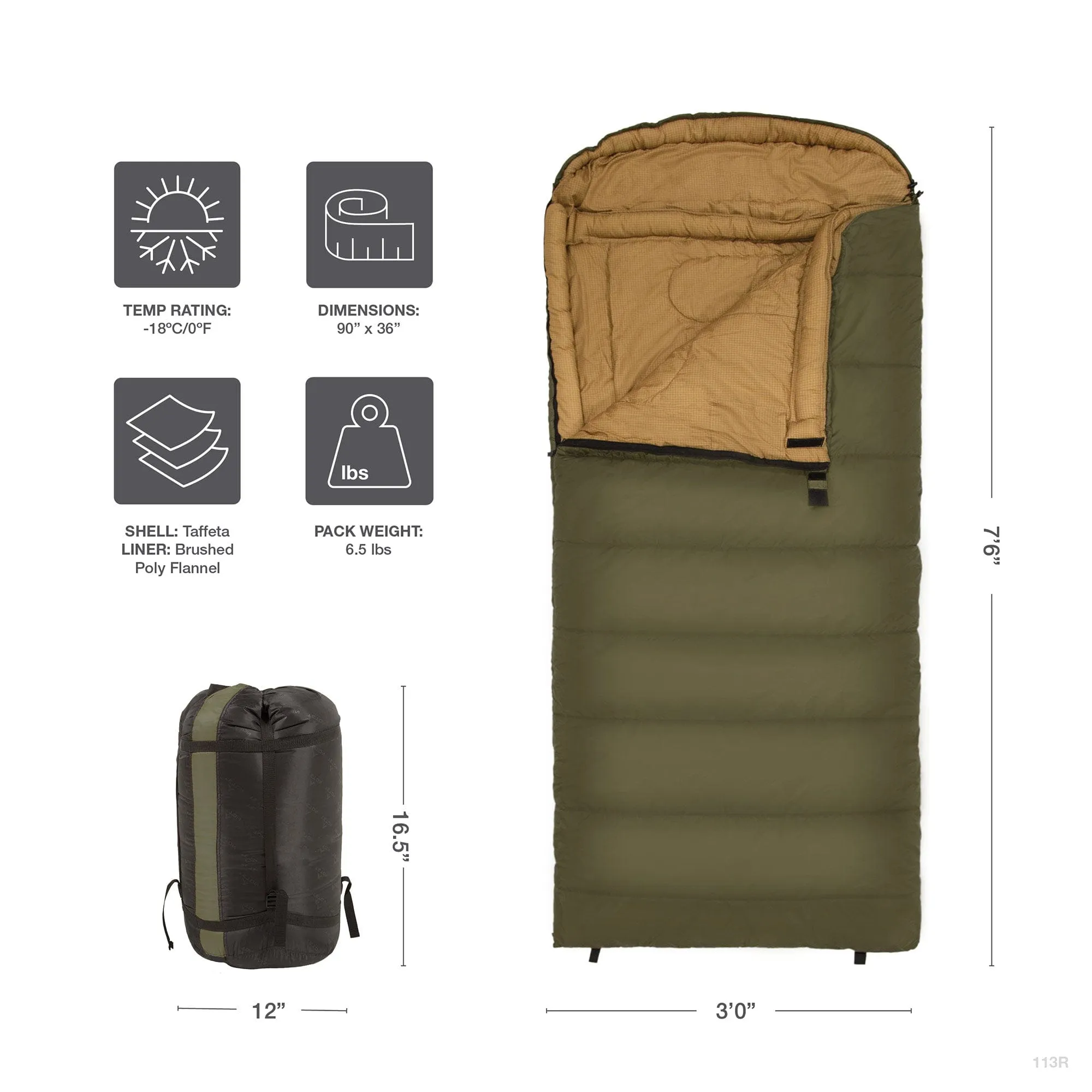 Celsius XL 20˚F Sleeping Bag