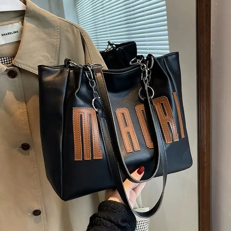 Chain Handles Tote Bag