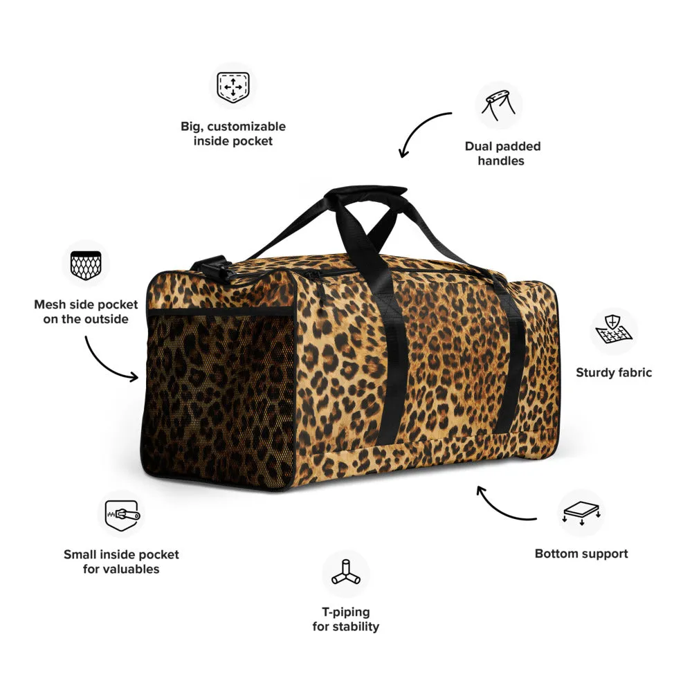 Cheetah Animal Print Gym bag