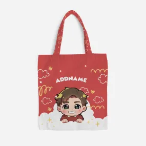 Chibi Me Series Full Print Canvas Bag - Chinese Male