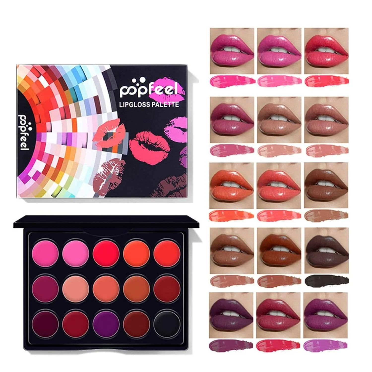 Complete Women's Makeup Collection Gift Set - Eyeshadow, Lipsticks, Blush, Concealer & More