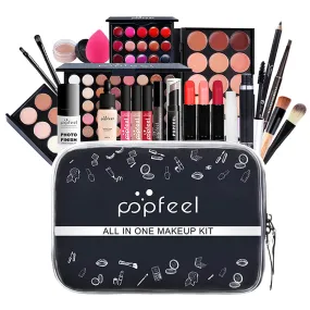 Complete Women's Makeup Collection Gift Set - Eyeshadow, Lipsticks, Blush, Concealer & More