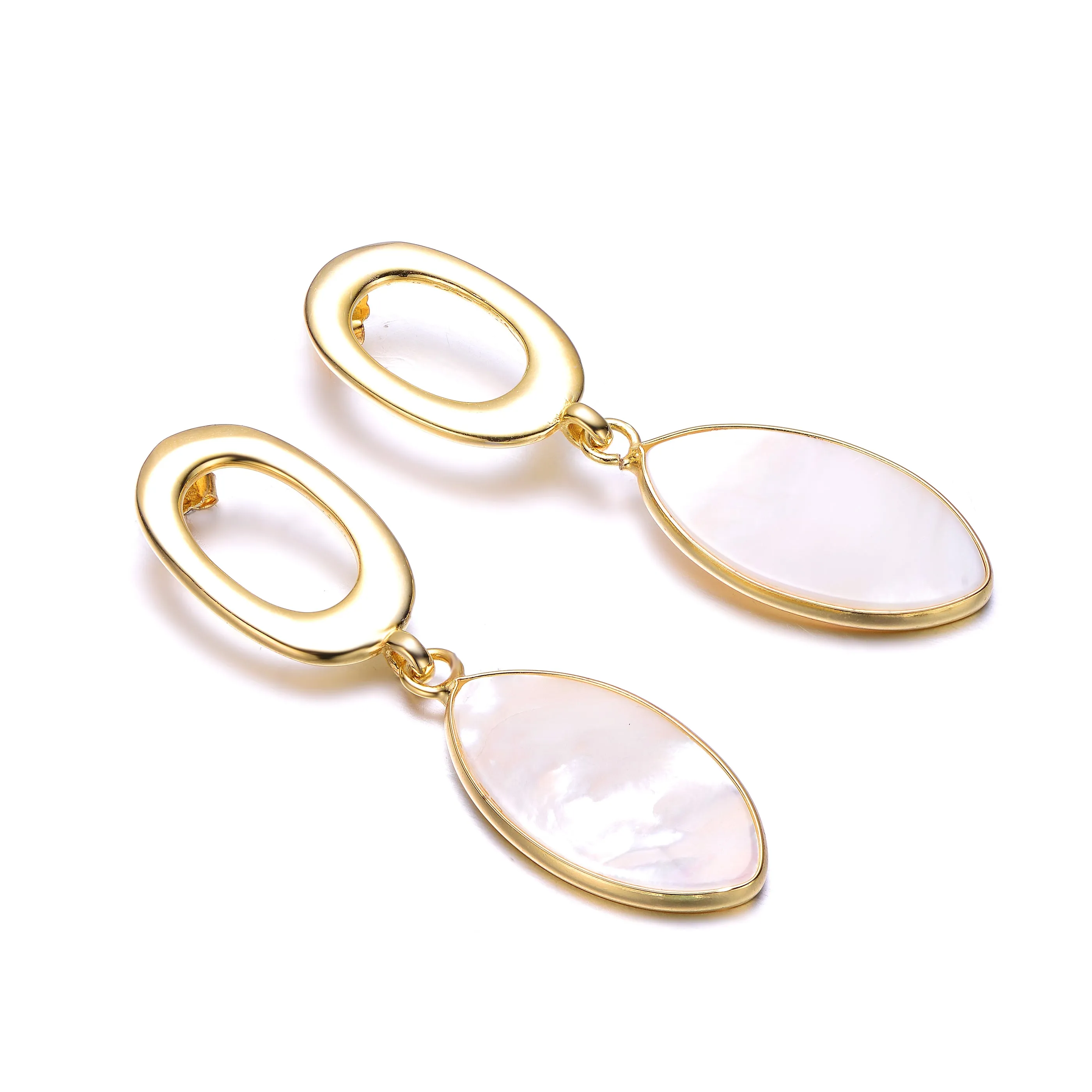 Coralie Shell Pearl Earrings